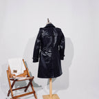 Men's Leather Jacket - Black Horsehide