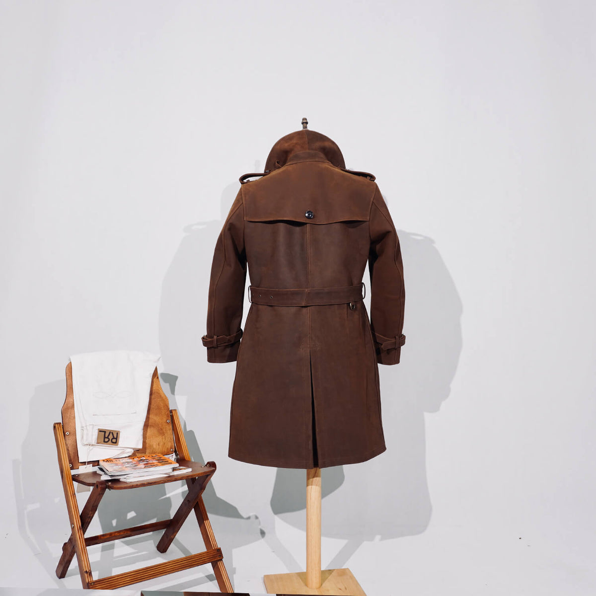 Men's Leather Jacket - Brown Cowhide