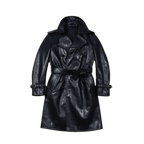 Men's Dispatch Rider Leather Coat - Black Horsehide