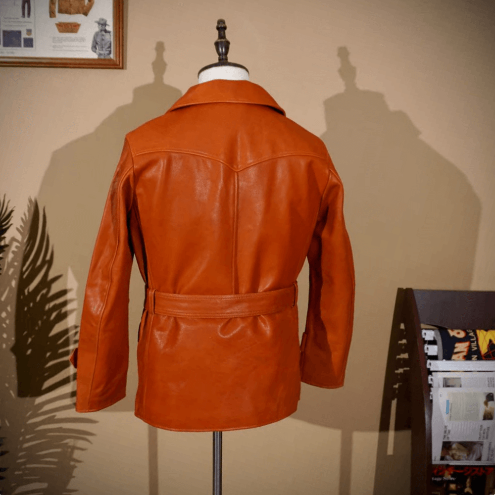 Men's Leather Jacket - Black