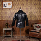 Men's Leather Jacket - Black