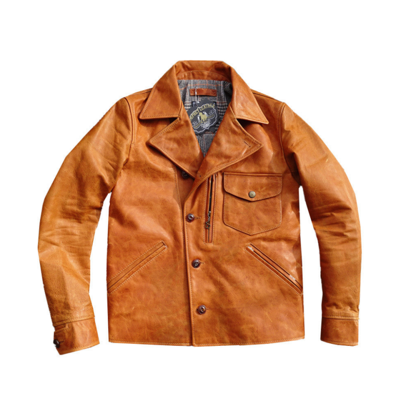 Men's Motorcycle Jacket Amber - S/34