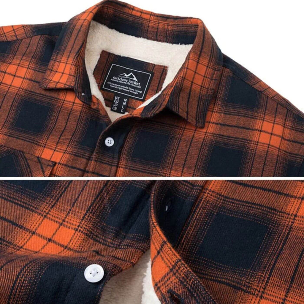 Axel™ | Stylish Casual Checkered Shirt Jacket