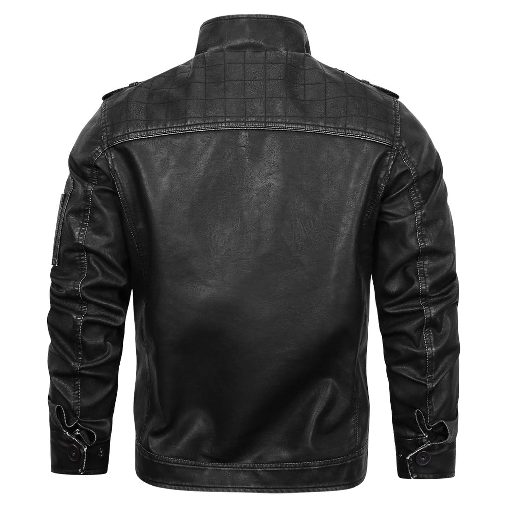 Avelino™ | Premium Engine-Inspired Leather Jacket