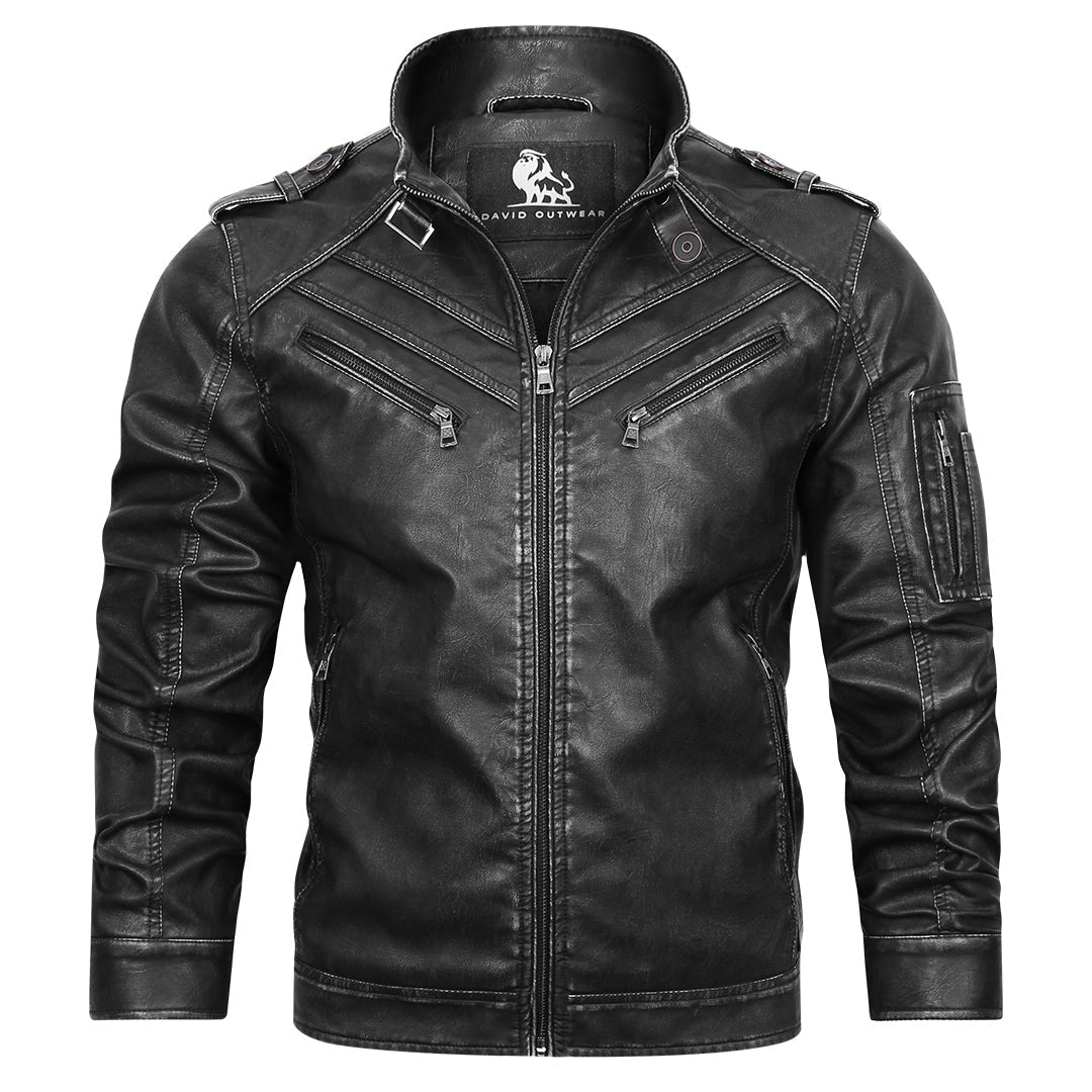Avelino™ | Premium Engine-Inspired Leather Jacket
