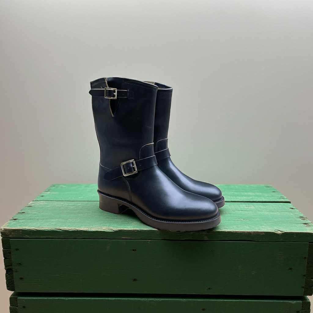 Men's Engineer Boots - Light Brown Teacore Leather