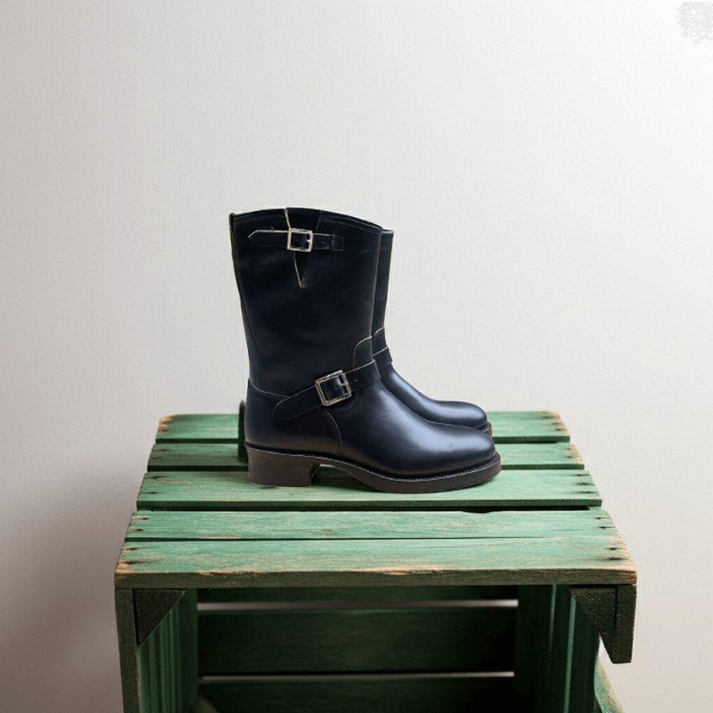 Men's Engineer Boots - Light Brown Teacore Leather