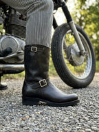 Men's Engineer Boots - Light Brown Teacore Leather