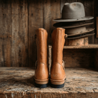 Men's Engineer Boots - Horween CXL Black