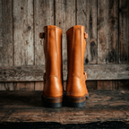 Men's Engineer Boots - Light Brown Teacore Leather