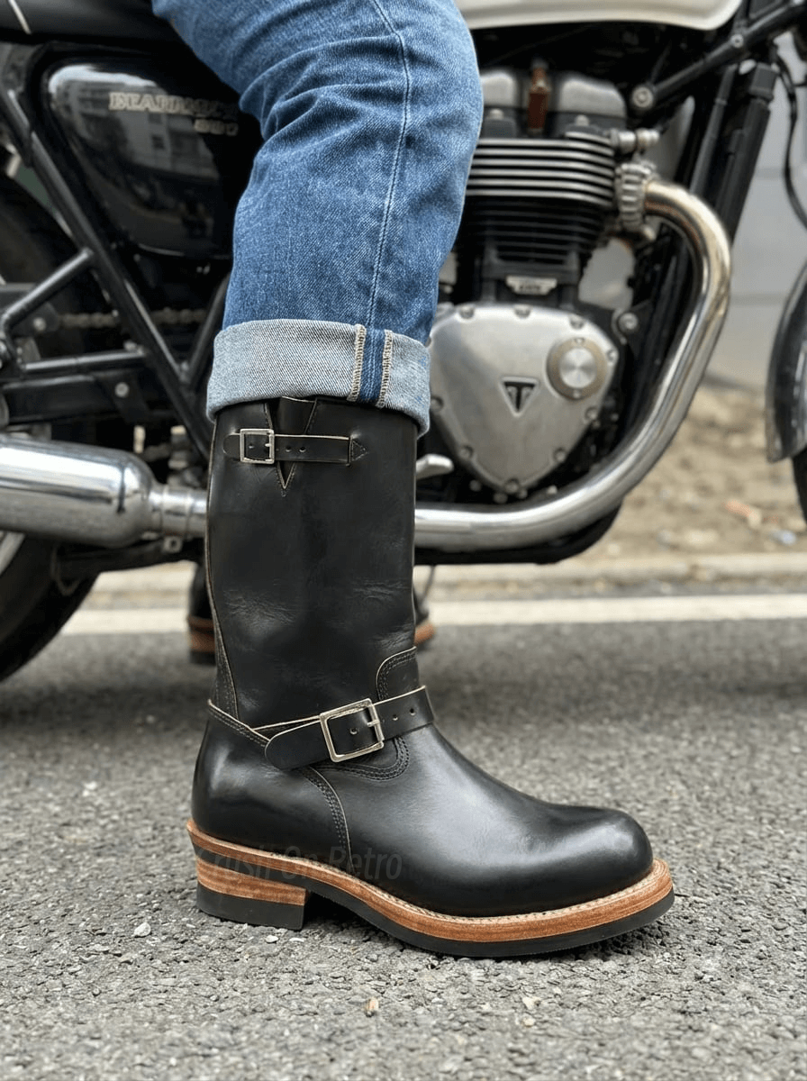 Men's Engineer Boots - Black