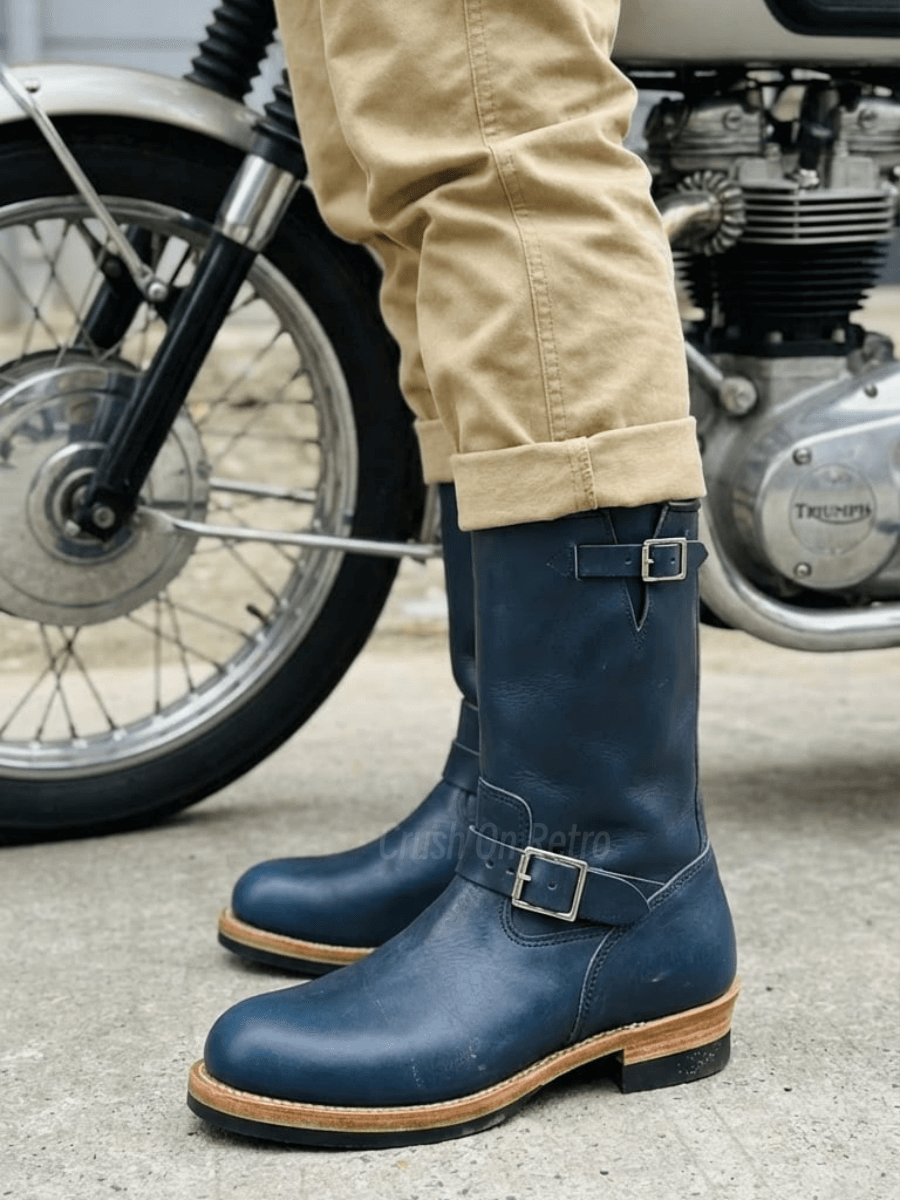 Men's Engineer Boots - Dark Brown