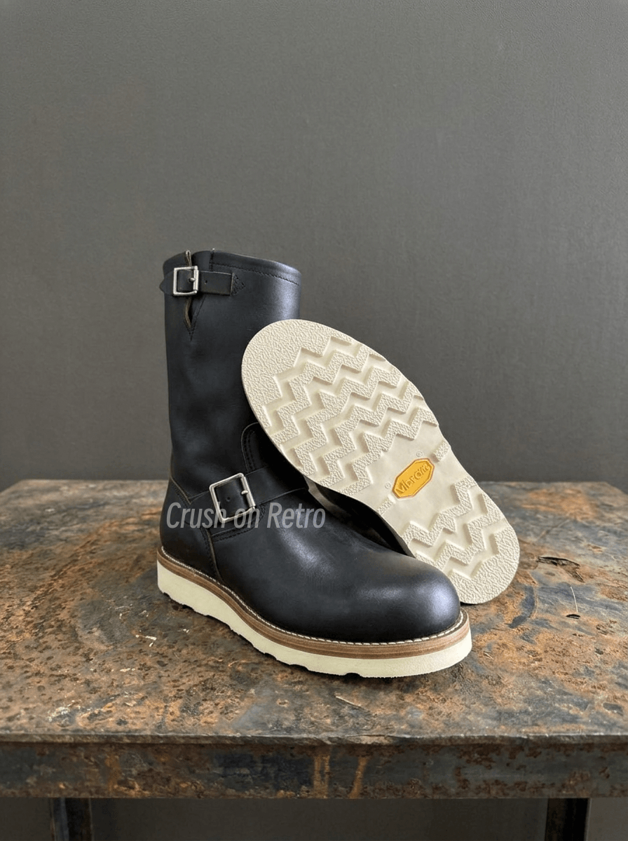 Men's Engineer Boots - Burgundy