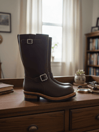 Men's Engineer Boots - Dark Brown