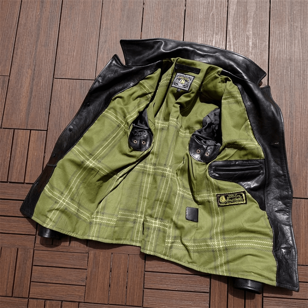 Men's Leather Jacket - XXL/42