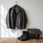 Men's Leather Jacket - 3XL/44