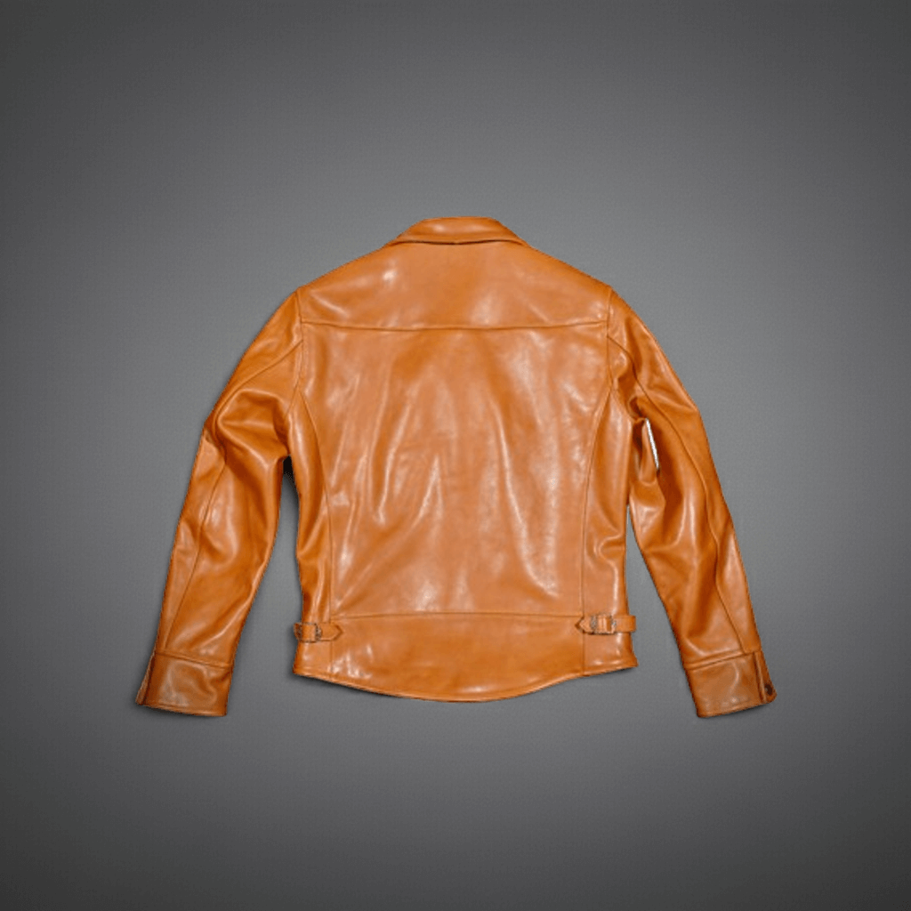 Men's Leather Jacket - Natural Horsehide