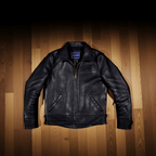 Men's Leather Jacket - Natural Horsehide