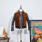Men's Leather Jacket - Brown