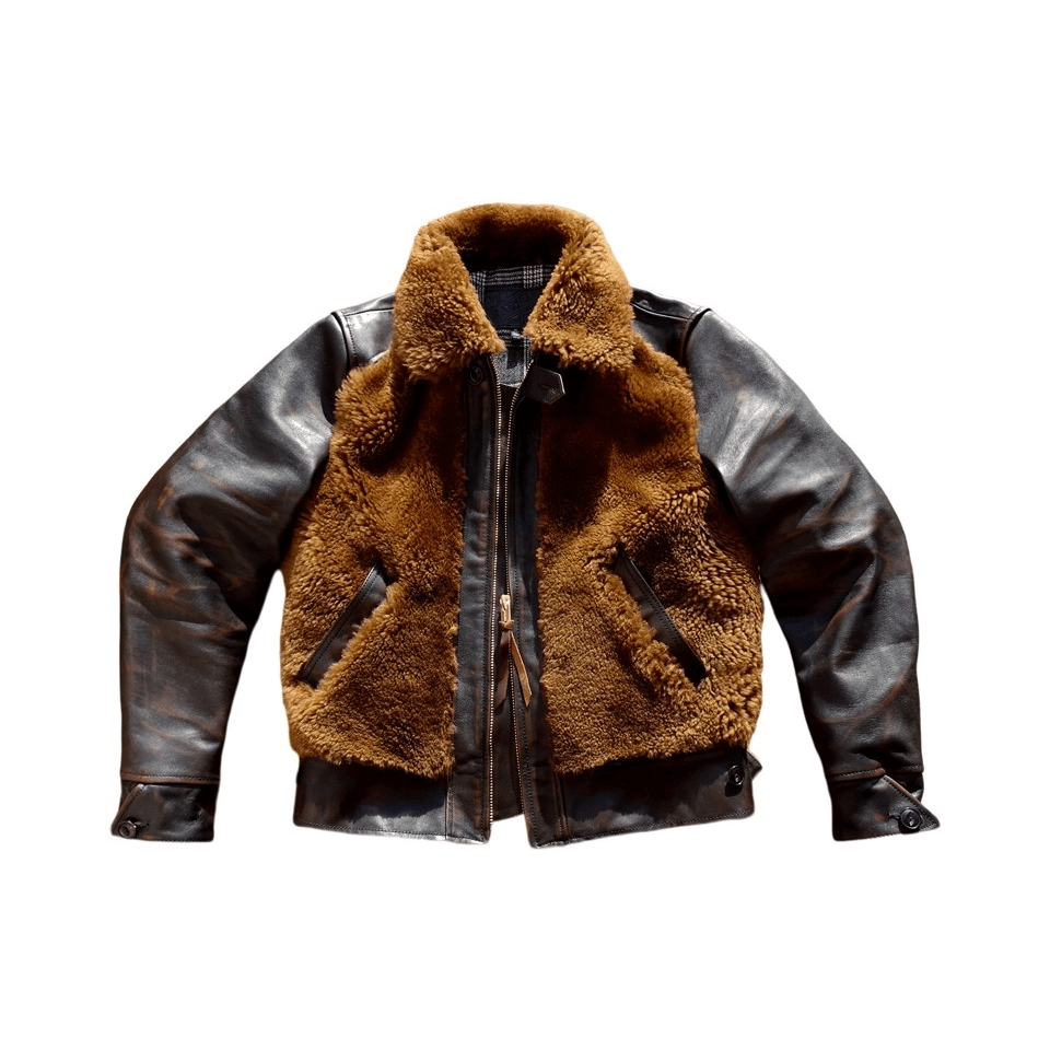 Men's Grizzly Shearling Coat - Brown