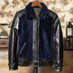 Men's Leather Jacket - XL