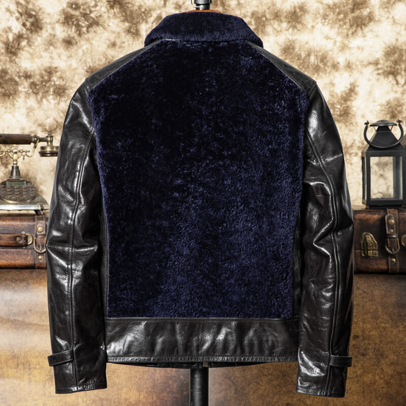 Men's Leather Jacket - XL