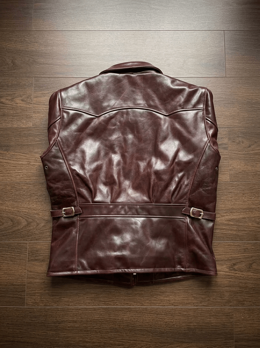 Men's Leather Jacket - Black