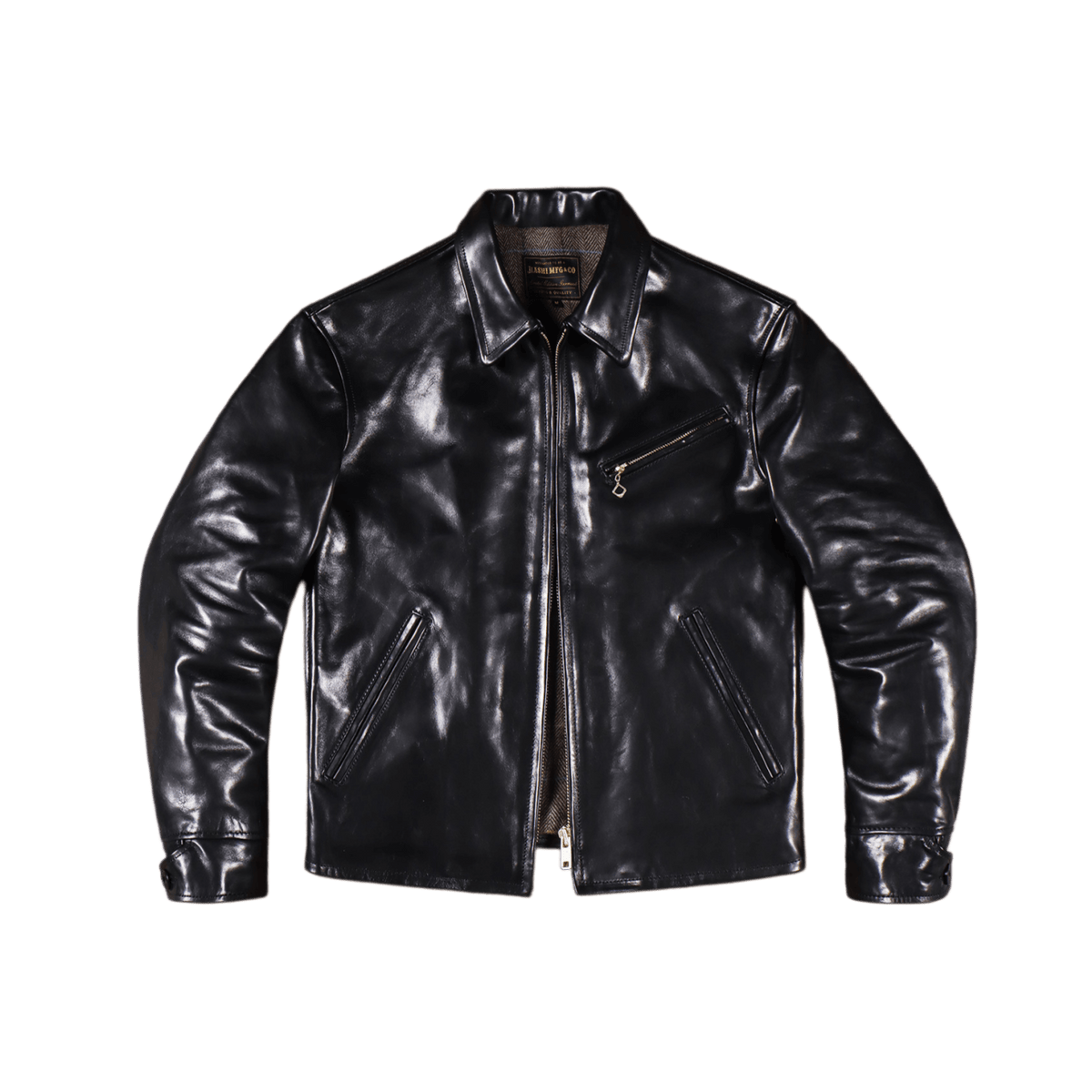 Men's Half Belt Sports Leather Jacket - Teacore