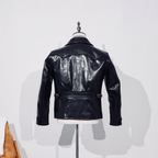 Men's Leather Jacket - Black
