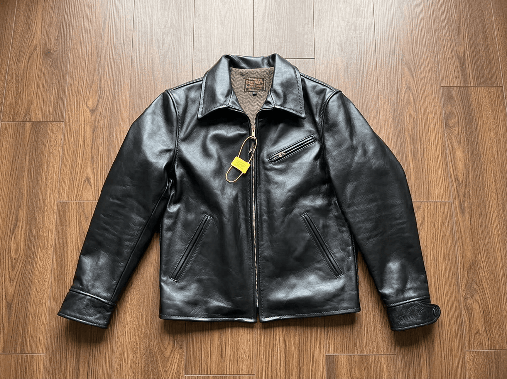 Men's Leather Jacket - Black