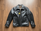 Men's Leather Jacket - Black