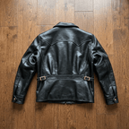 Men's Leather Jacket - Black