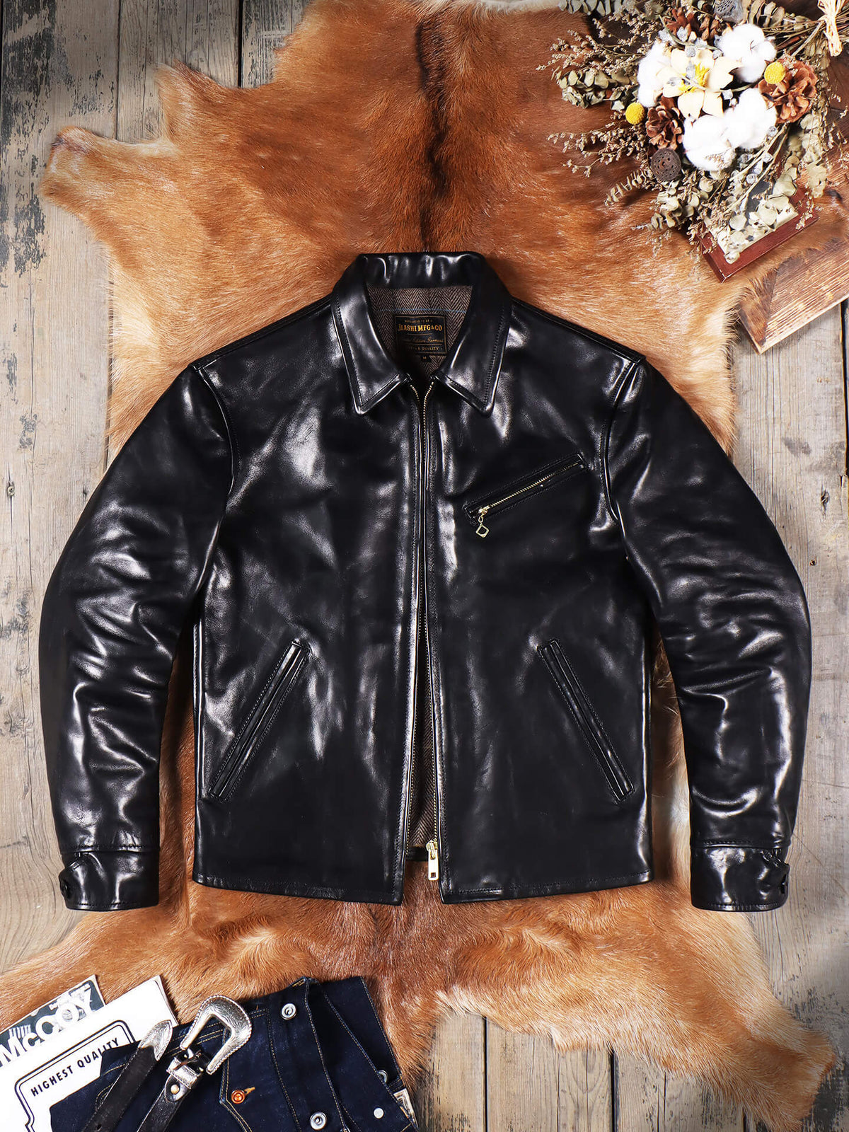 Men's Leather Jacket - Teacore