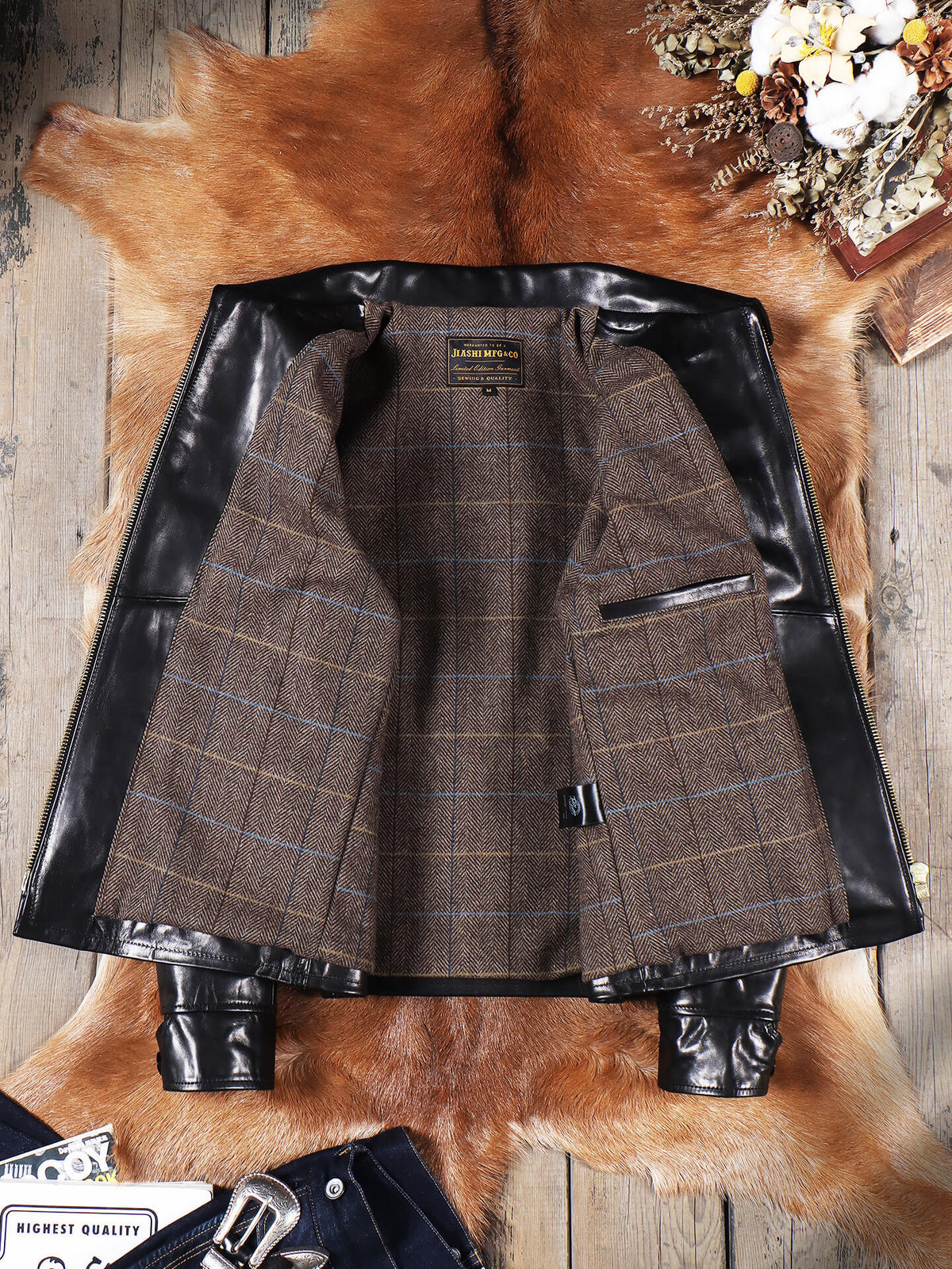 Men's Leather Jacket - Teacore