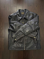 Men's Leather Jacket - Black