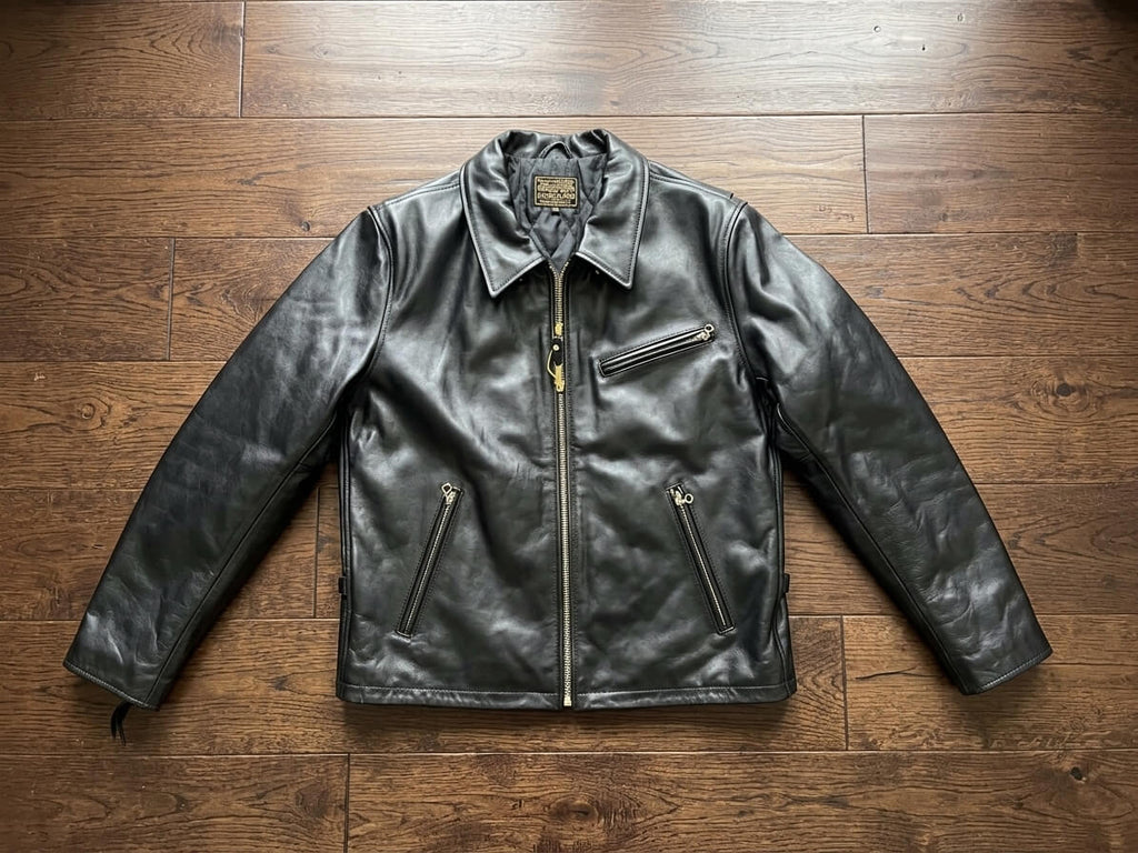 Men's Leather Jacket - Black