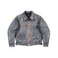 Men's Hartmann Leather Jacket, Cowhide - Gray