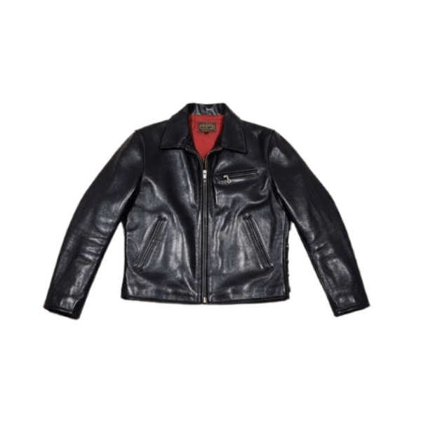 Men's CHP Leather Jacket, Horsehide - Black