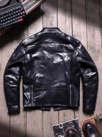 Men's Leather Jacket - Black
