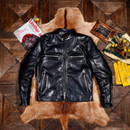Men's Leather Jacket - Black