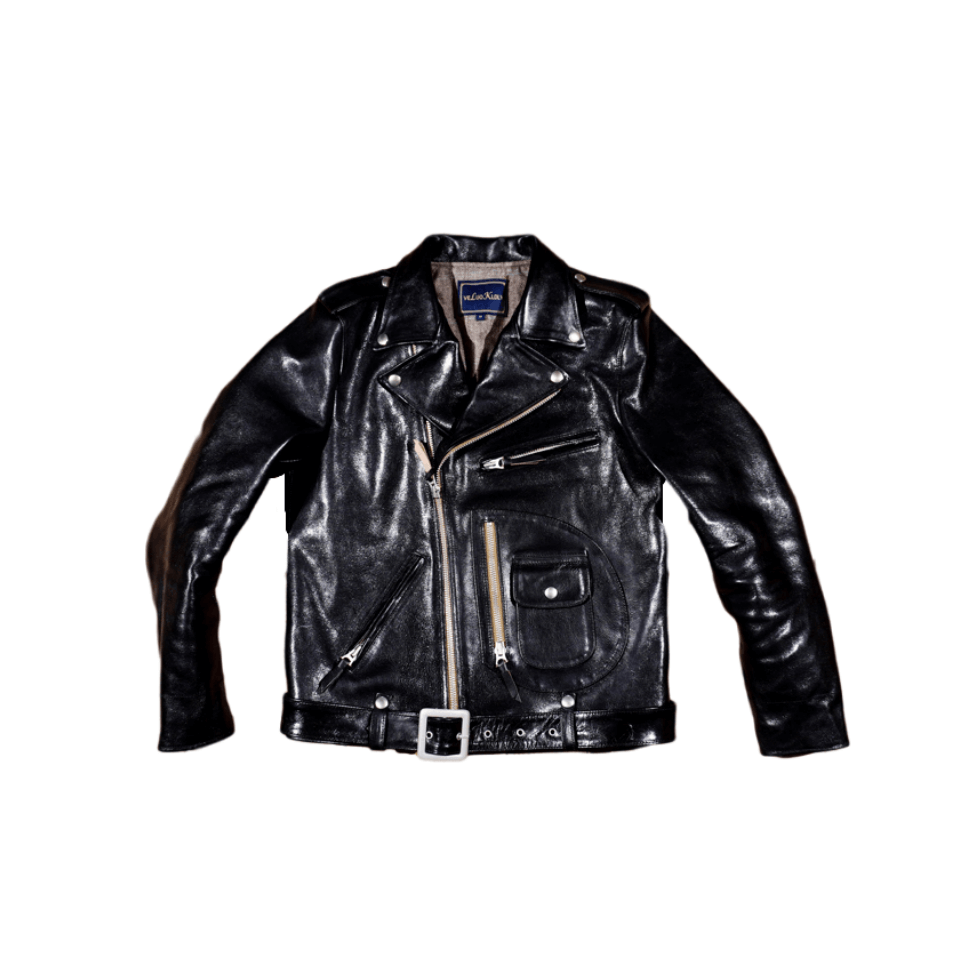 Men's J-24 Double-Riders Leather Jacket - Teacore Horsehide
