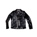 Men's J-24 Double-Riders Leather Jacket - Teacore Horsehide