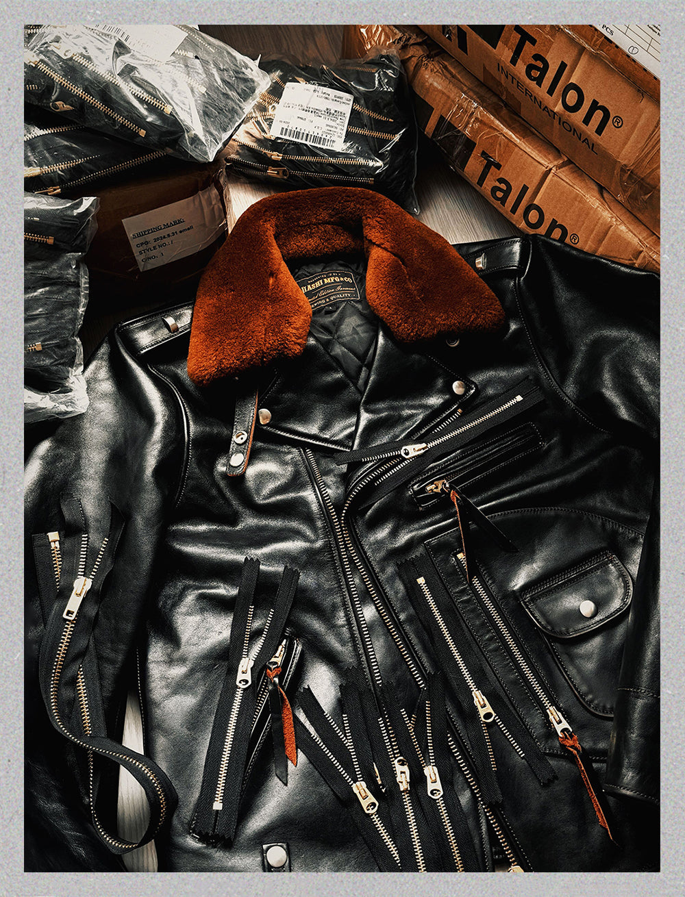 Men's Leather Jacket - Black Cowhide