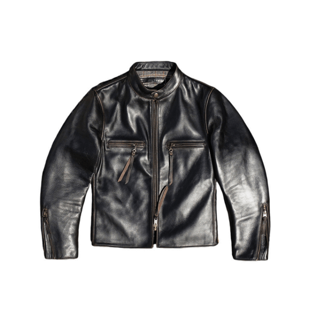 Men's J-100 Motorcycle Jacket, Teacore Leather - Teacore