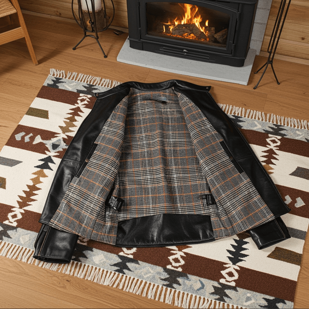 Men's Leather Jacket - Teacore