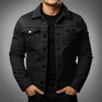 Lars | Men's Classic Denim Jacket with Collared Design