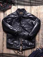 Men's Leather Jacket - Black