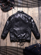 Men's Leather Jacket - Black