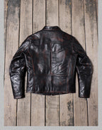 Men's Leather Jacket - 1.6mm Argyle-shaped Reinforcements