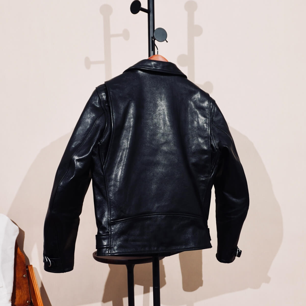Men's Leather Jacket - Black